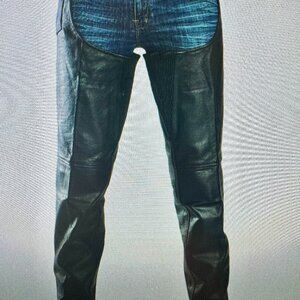 Xelement  Women's Black 'Advanced Dual Comfort' Leather Chaps